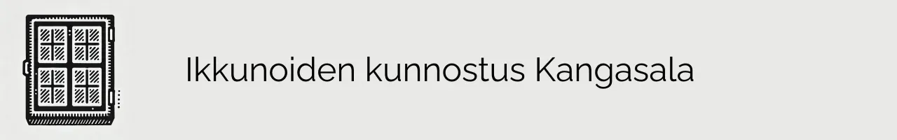 Ikkunoiden kunnostus Kangasala